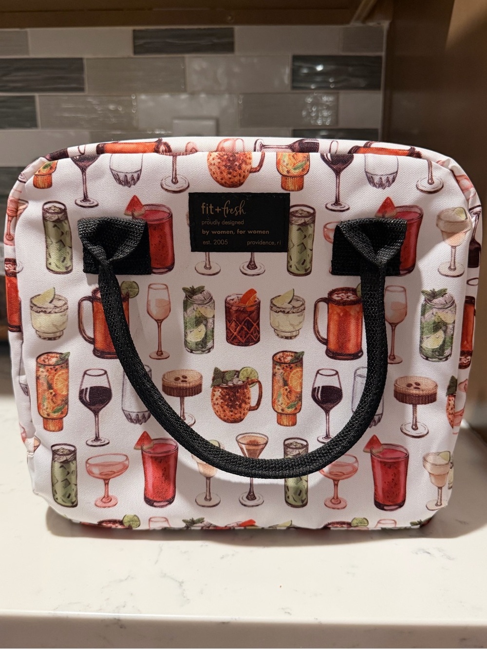 fit + fresh Women's Cocktail Print LunchBox